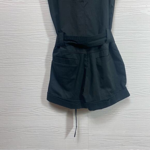 Maje Black Button Up Front Utility Romper with Belt Size 1 US S - Picture 10 of 13